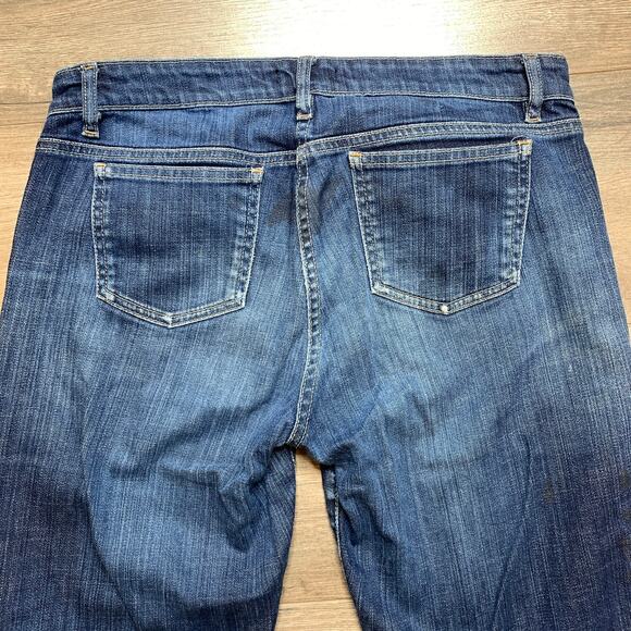 Eileen Fisher Denim Petite Straight Leg Mid Rise Jeans Women's Size 10P - Picture 5 of 7